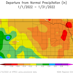 Precipitation map