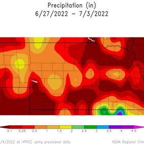 Precipitation map