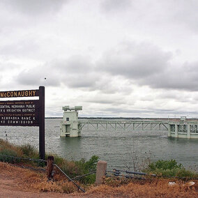 Lake McConaughy and Kingsley Dam inlet