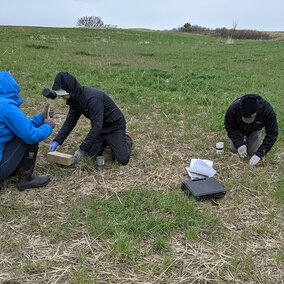 Team measures water infiltration