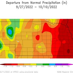 Precipitation map