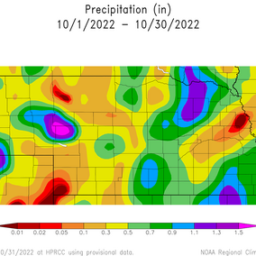 October precipitation