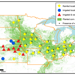 Hybrid-Maize model locations