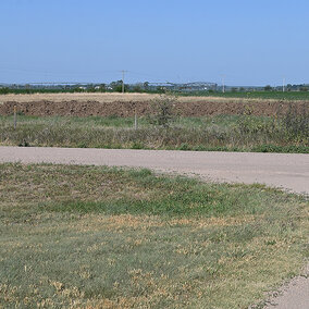 Manure pile in field