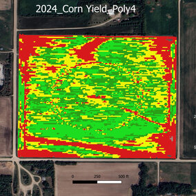 Yield map on monitor