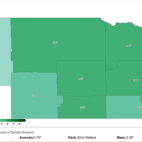 Nebraska precipitation map