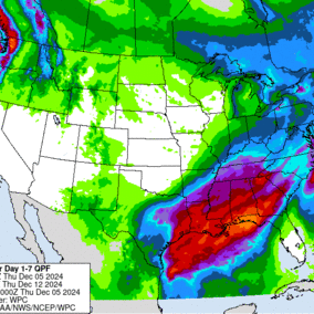 Precipitation map