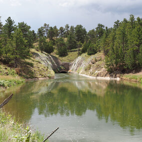 water in Tunnel No. 2 during irrigation season