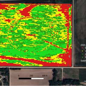 corn yield map