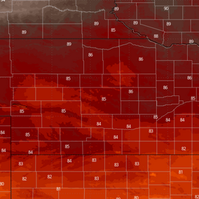 fire danger map