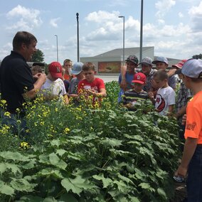 Youth at Youth Agronomy Field Day