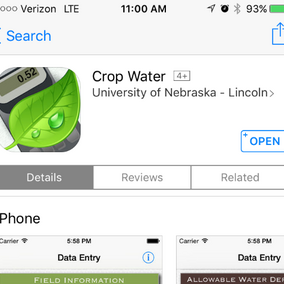 Crop Water App