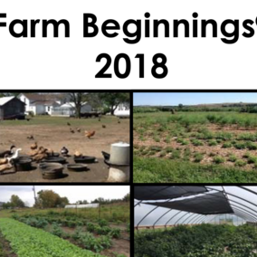 Farm Beginnings 2018 Brochure image