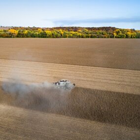 Combining soybeans in 2018