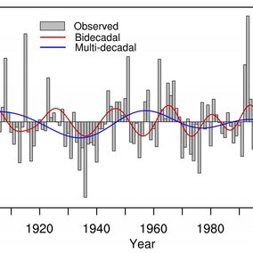 Summer precipitation patterns