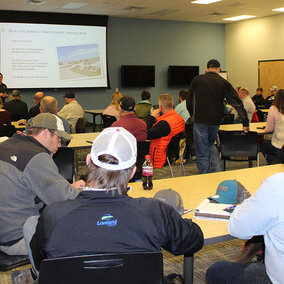 Growers and industry represenatives gather at the kick-off gathering for the 2019 UNL-TAPS competitions