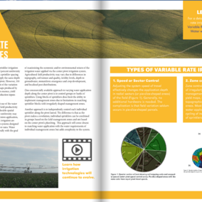 Page spread for UNL Ag Water Management Guide