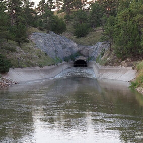 Water is flowing again in the Gering-Fort Laramie and Goshen Irrigation Canal