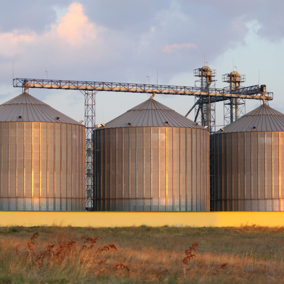 Grain bins