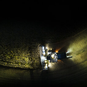 Aerial harvest photo