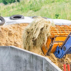 Silage making