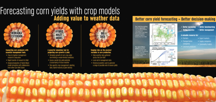 Husker Harvest Day Display on Corn Yield Forecasting