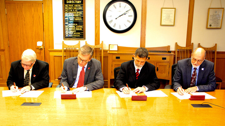 SIgning of 2+2 Agreement