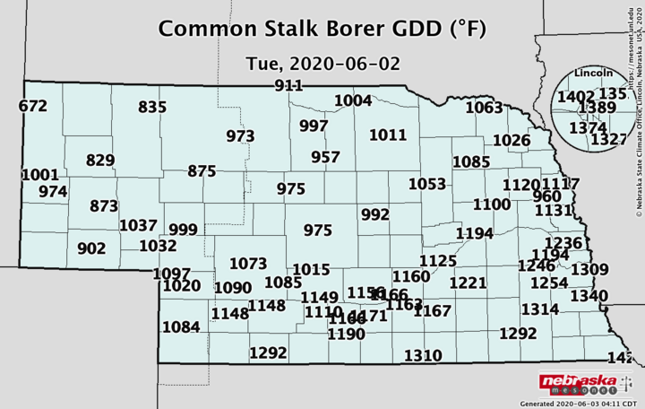 map of nebraska degree days