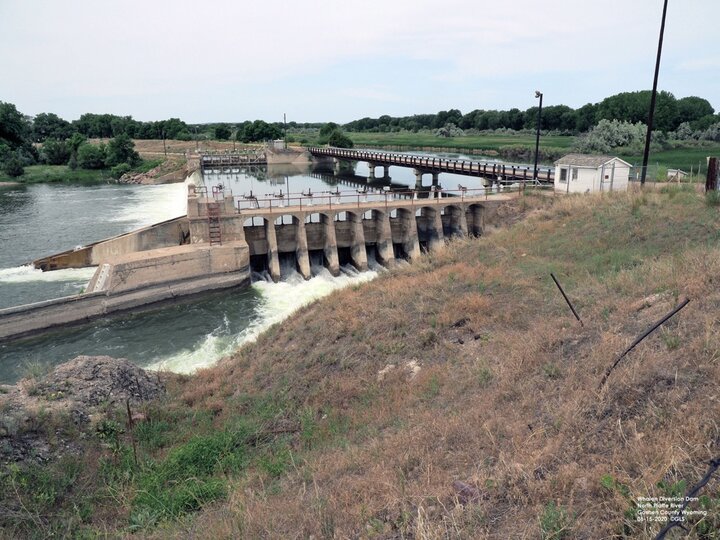 Water flows through Goshen Irrigation District Tunnel