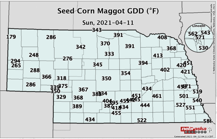 Mesonet daily temp map
