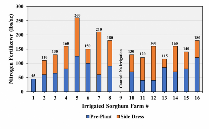 Irrigated Sorghum graph