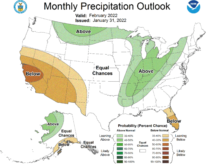 February precip outlook