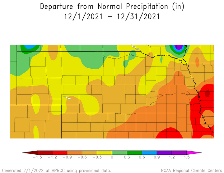 December 2021 liquid anomalies map