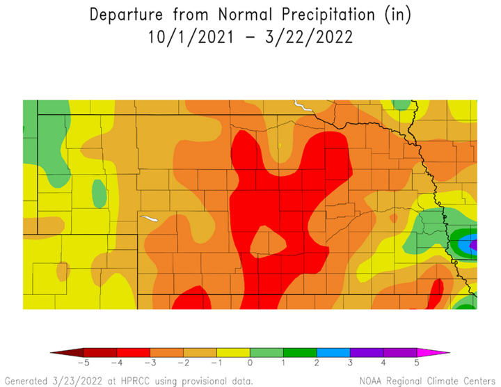 Precipitation map