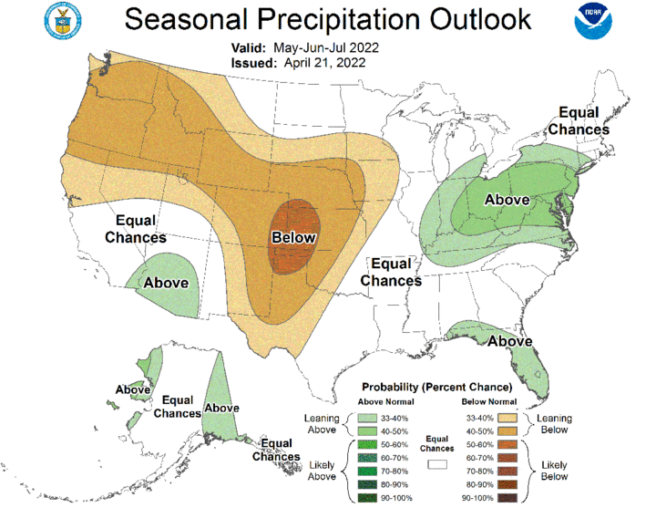 Summer precipitation outlook