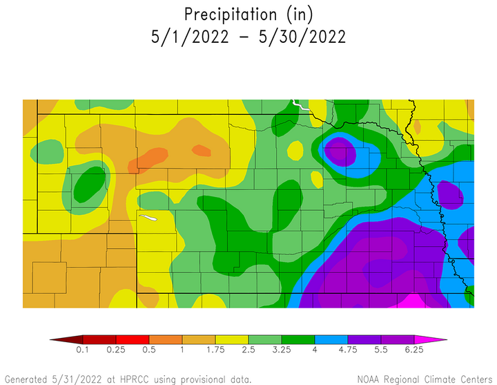 May 24 drought map