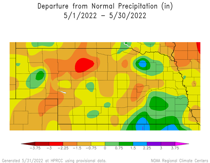 May 30 drought map