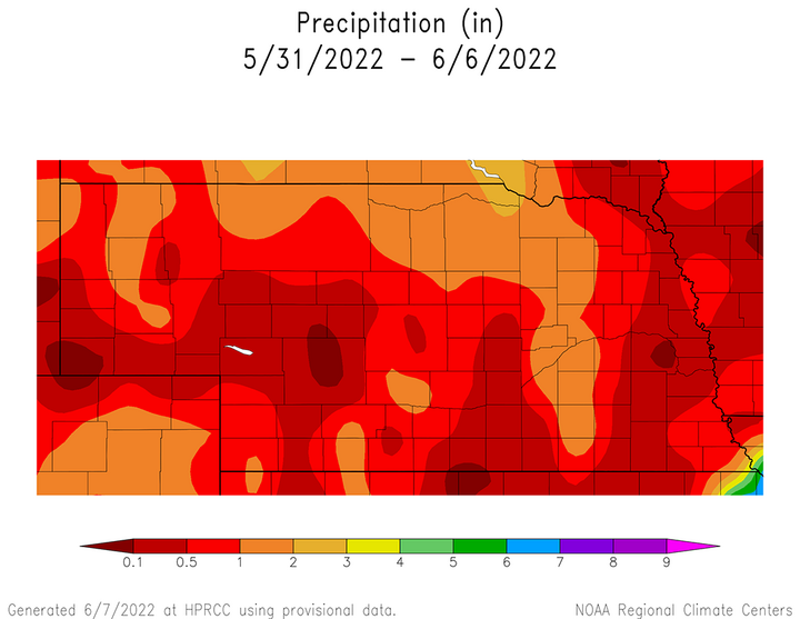 Precipitation map