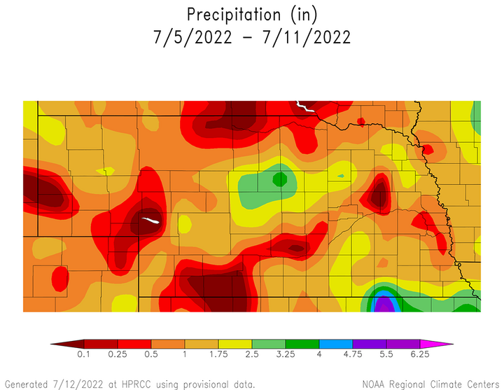 Precipitation map