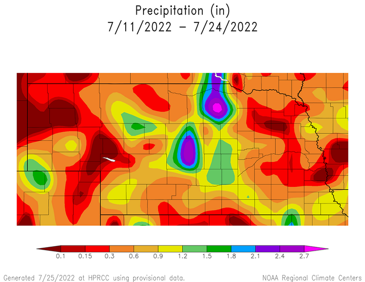 Precipitation July 11-22