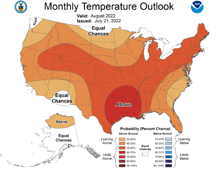 August temp outlook