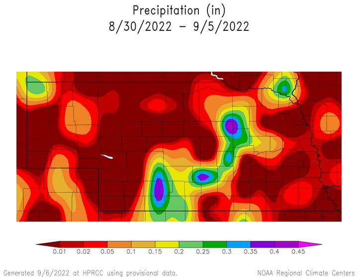 Precipitation Aug to Sept