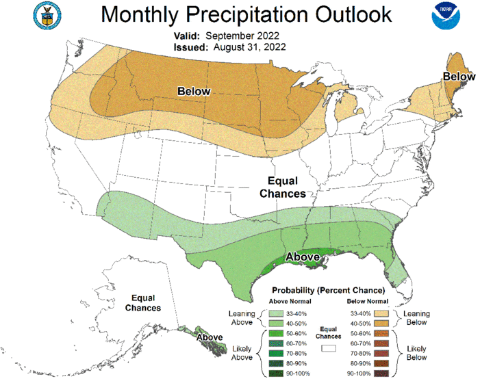 Sept precip outlook