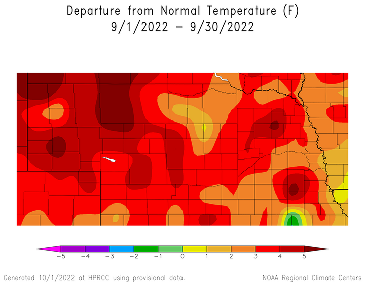 September temperature