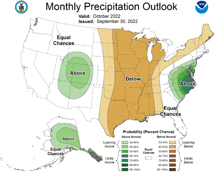 October precipitation