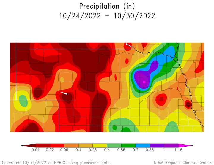 Oct. 24-30 precipitation