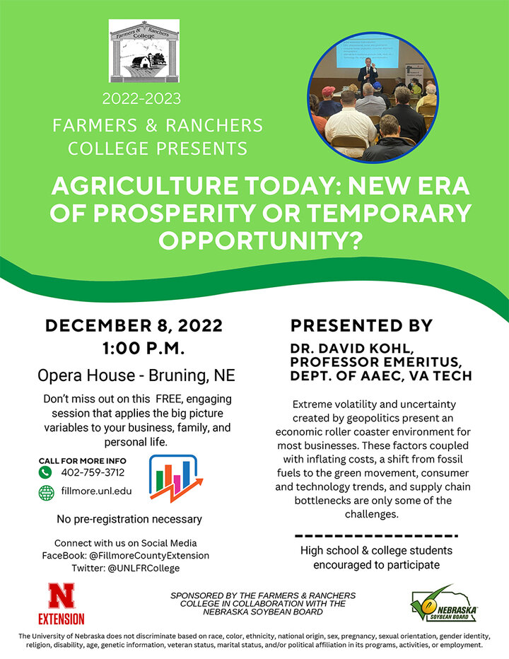 Farmers & Ranchers College brochure