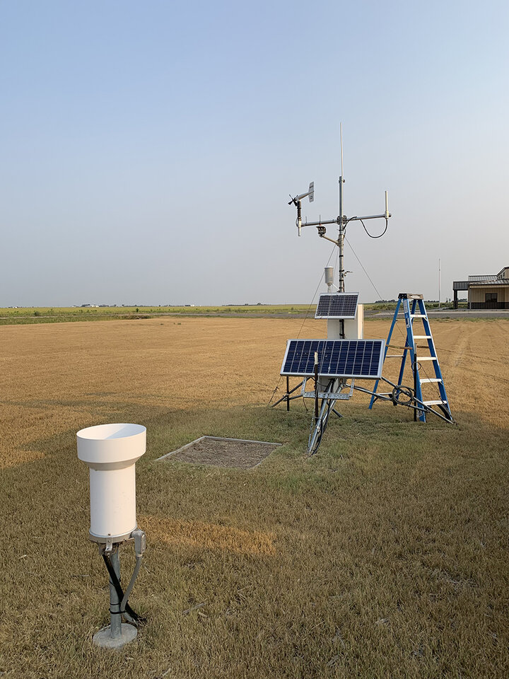 Mesonet weather station