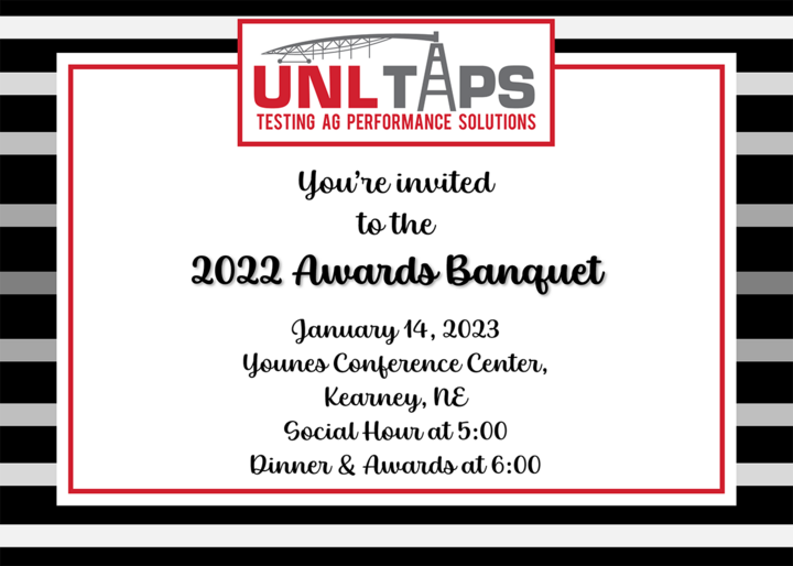 TAPS banquet invitation