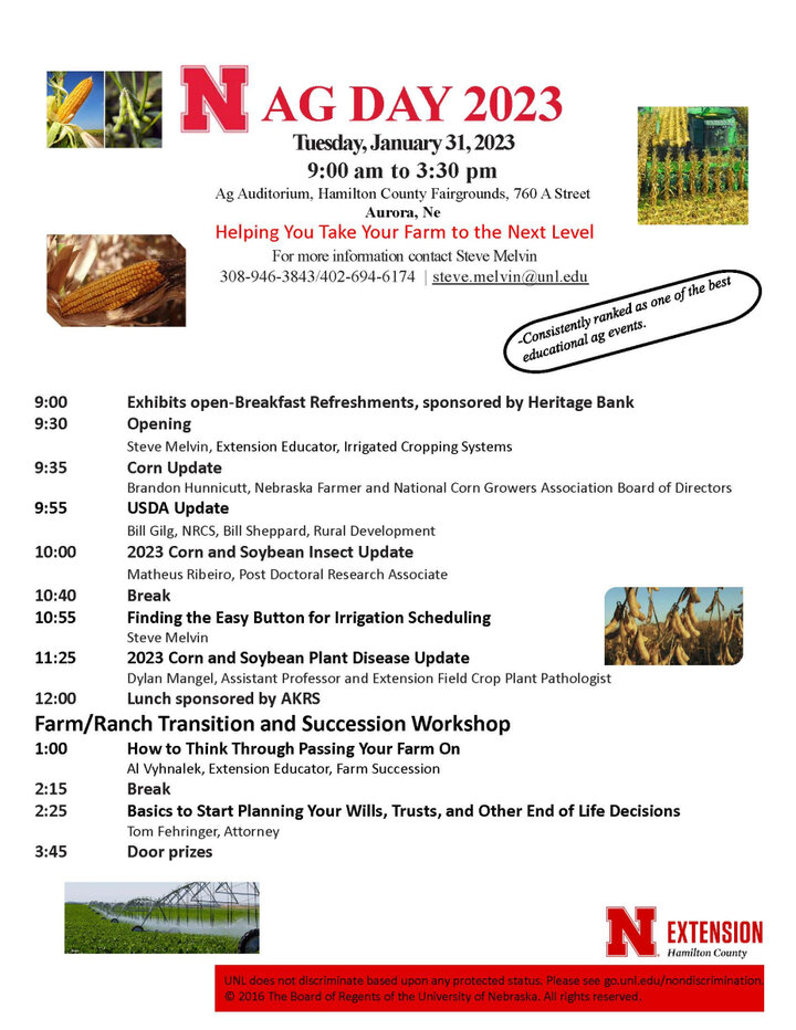 Ag Day schedule